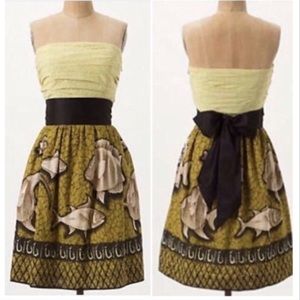 Vanessa Virginia by Anthropologie Fish dress